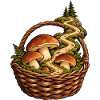 Waldpilzkorb
