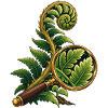 Fern durch eine Feldlinse