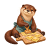 Otter formt Ravioli