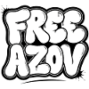 Free Azov – Blasen-Graffiti