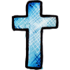 Blaues Gitterkreuz