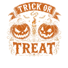 Süßes-oder-Saures-Kürbiswappen Halloween