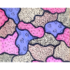 Rosa und lila Mosaik