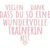 Beste Trainerin Herz Dankeschön Fußballtrainerin