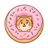 Kawaii Cat Donut Pop
