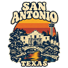 Texas San Antonio Retro 