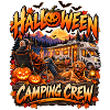 Halloween Camping Crew Motiv