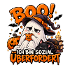 Halloween Geist: Sozial Überfordert