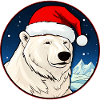 Eisbären Weihnachten