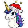 Einhorn Weihnachten