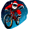 Downhill Biker Weihnachten