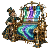 Aurora-Steampunk Webstuhl