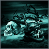 Swamp Goth Totenkopf Sumpf Graphic Tee