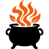 Hexenkessel Zaubertrank Logo
