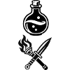 Zaubertrank Schwert Gilden Logo
