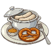 Deftige bayerische Brotzeit