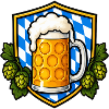 Bayerisches Bierkrug Emblem