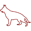 Hund Silhouette
