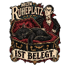 Ruheplatz belegt – Katze und Vampir