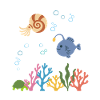 Nautilus Unterwasser Kinder Seeteufel Ozean