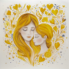 Mutter und Tochter – Liebe in Gold