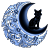 Celestial Fuchs Mond Magisch Mystic T Shirt