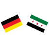 Germany x Syria Friendship Flags