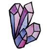 Mosaik aus Buntglas-Edelsteinherzen