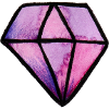 Pink-Lila-Kristall-Edelstein