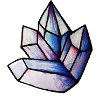 Prismatisches Kristallcluster