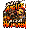 Nur ein Angler der Halloween mag