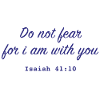 Christliches Zitat Do not fear