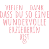 Beste Erzieherin Herz Dankeschön Kindergärtnerin