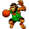 Schimpansen Basketballerin / Basketball Affe