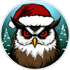 Weihnachten Eulen