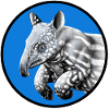 kleines Tapir in rundem kreis