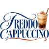 Freddo Cappuccino Schrift mit Eiskaffee