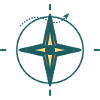 Nordstern Kompass Grafik