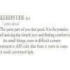 Stille Freude Typo-Definition