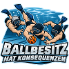 Unterwasser Ballbesitz Trio