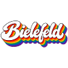 Bielefeld - Regenbogen Schrift - Deutschalnd