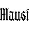 mausi / gothik stil 