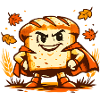 Brot-Superheld im Herbst