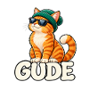 Beanie-Katzenguide mit Sonnenbrille
