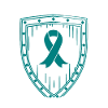 Anaphylaxie Kämpfer - Schutzschild in Türkis
