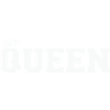 Königin Blockschrift mit Krone