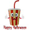 Frohen Halloween-Cola-Becher