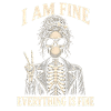 Everything Is Fine Skelett Lustig Halloween