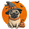 Mops Halloween
