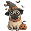 Mops Halloween